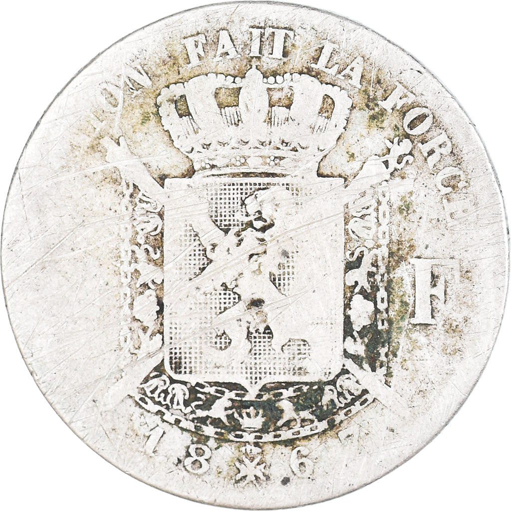 Moneta, Belgia, Leopold II, 2 Francs, 2 Frank, 1867, VG(8-10), Srebro, KM:30.1