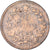Moneta, Italia, Vittorio Emanuele II, 10 Centesimi, 1862, Milan, B+, Rame