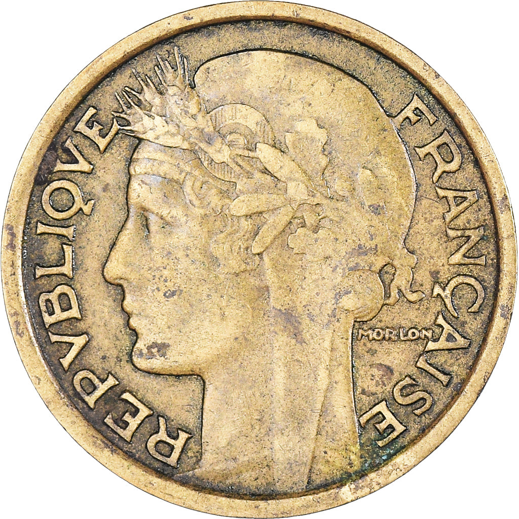 Moneda, Francia, Morlon, Franc, 1931, Paris, BC+, Aluminio - bronce, KM:885