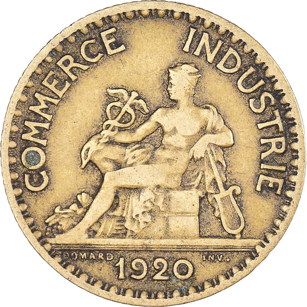 Coin, France, Chambre de commerce, Franc, 1920, Paris, VF(30-35)