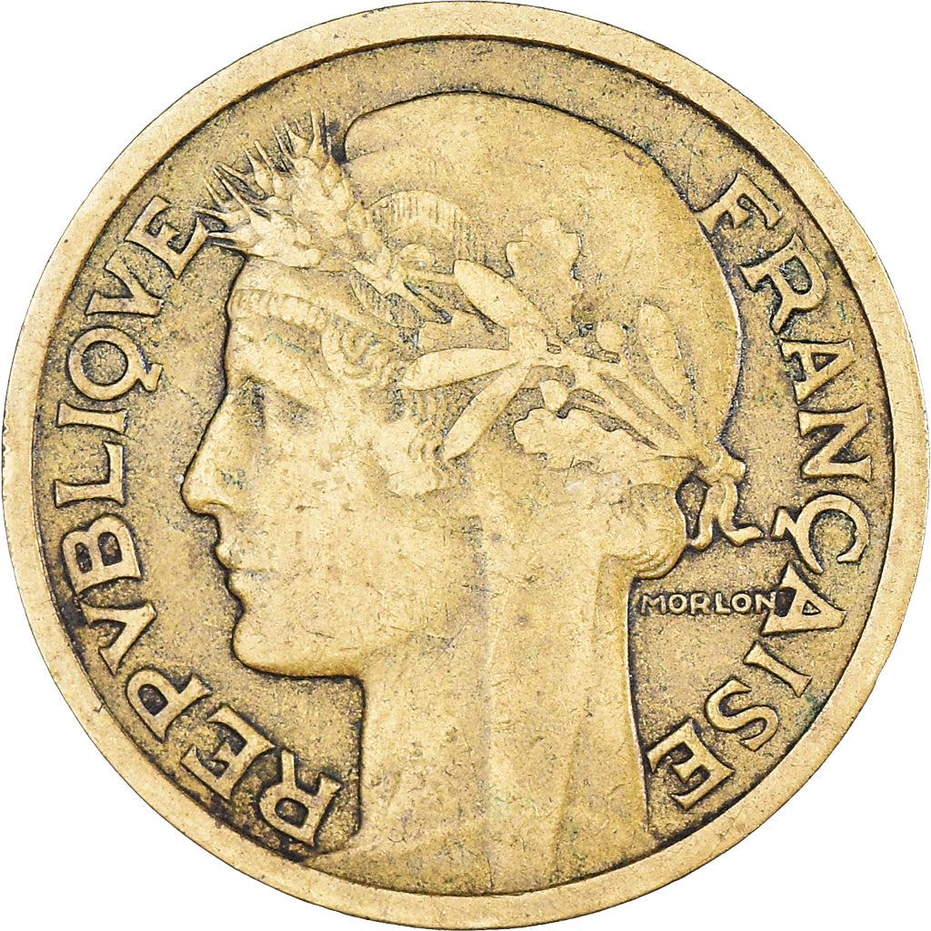 Coin, France, Morlon, Franc, 1934, VF(30-35), Aluminum-Bronze, KM:885