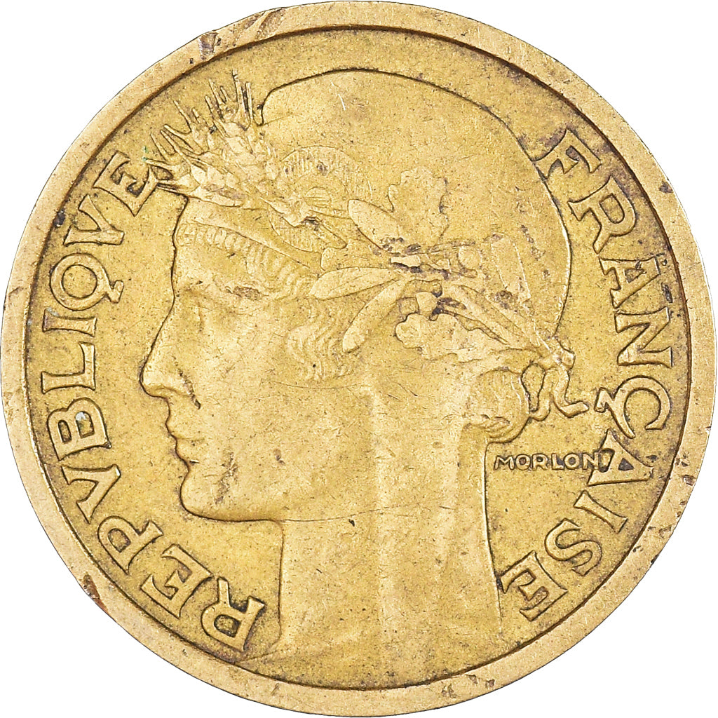 Monnaie, France, Morlon, Franc, 1934, TTB, Bronze-Aluminium, KM:885