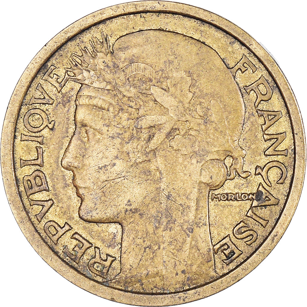 Coin, France, Morlon, Franc, 1933, VF(30-35), Aluminum-Bronze, KM:885