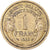 Moneda, Francia, Morlon, Franc, 1933, BC+, Aluminio - bronce, KM:885