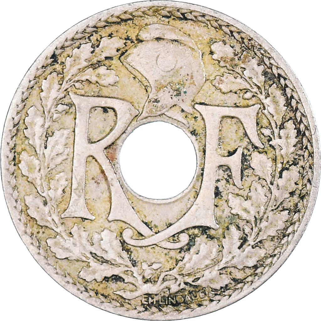 Coin, France, Lindauer, 5 Centimes, 1919, EF(40-45), Copper-nickel, KM:865