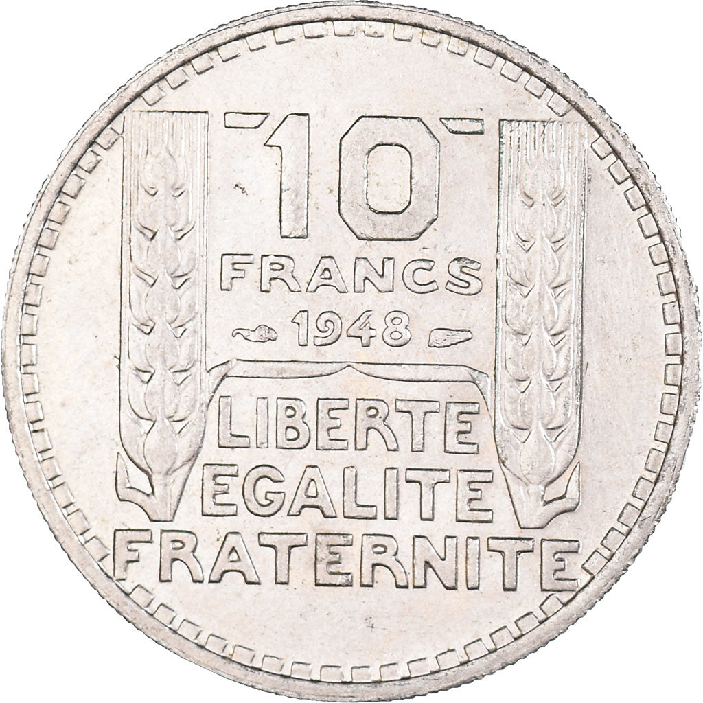 Coin, France, Turin, 10 Francs, 1948, Paris, AU(50-53), Copper-nickel, KM:909.1