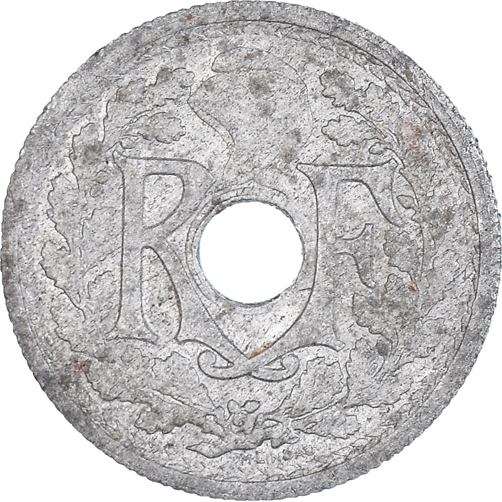Münze, Frankreich, Lindauer, 10 Centimes, 1945, SGE+, Zinc, KM:906.1