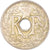 Moneta, Francja, Lindauer, 25 Centimes, 1939, AU(55-58), Nikiel-Brąz, KM:867b