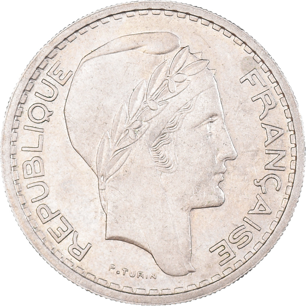 Munten, Frankrijk, Turin, 10 Francs, 1949, Paris, ZF+, Cupro-nikkel, KM:909.1