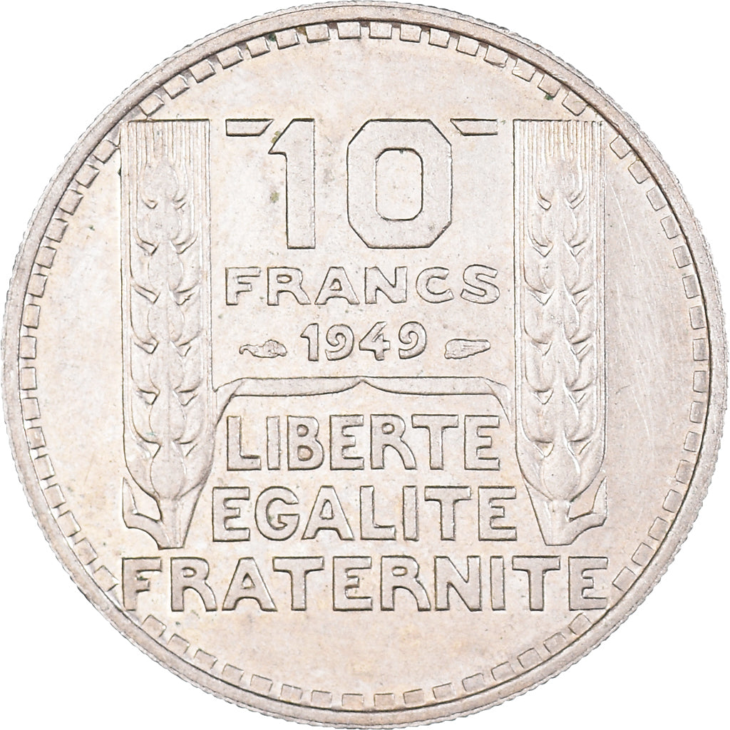 Munten, Frankrijk, Turin, 10 Francs, 1949, Paris, ZF+, Cupro-nikkel, KM:909.1