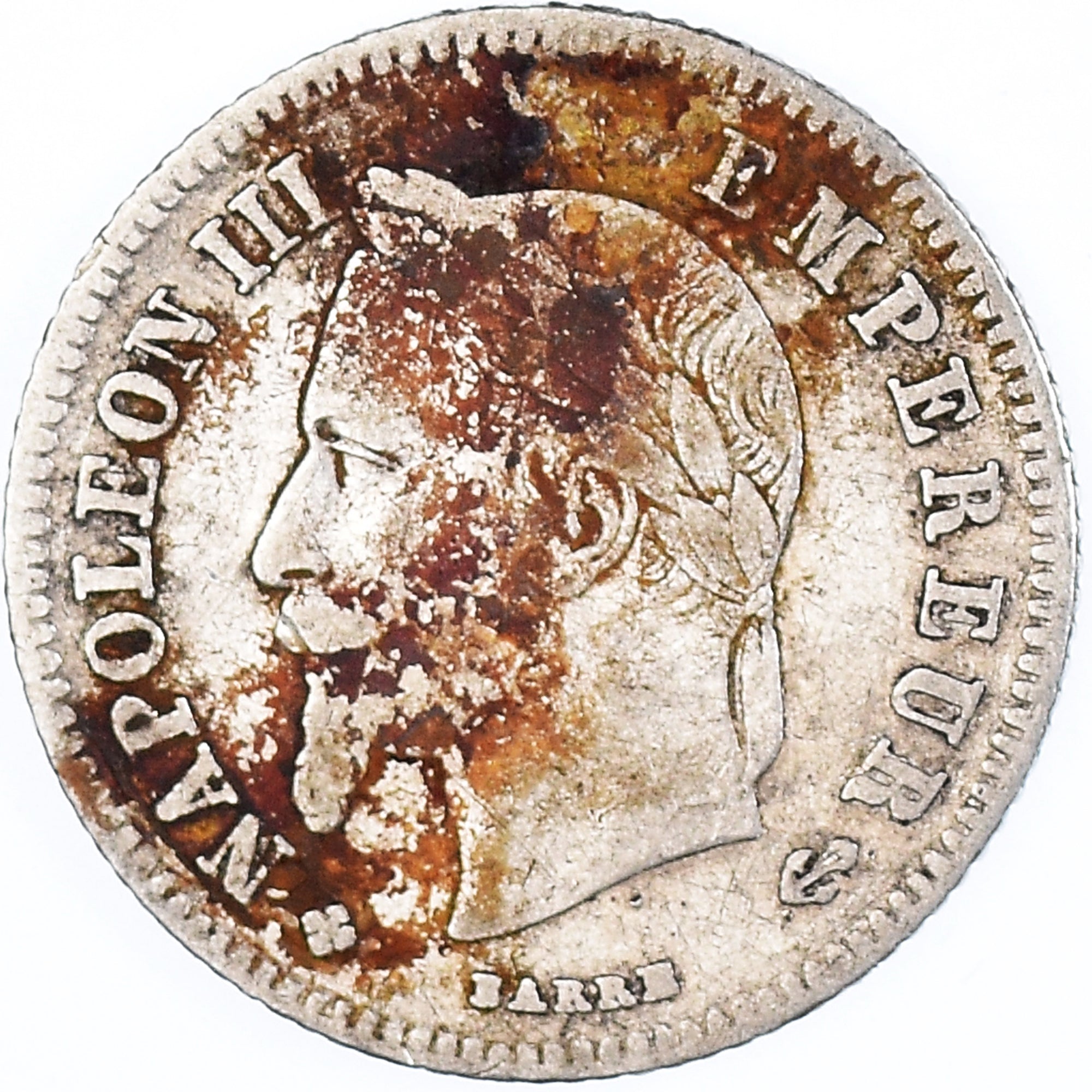Coin, France, Napoleon III, Napoléon III, 20 Centimes, 1866, Strasbourg