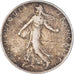 Moneda, Francia, 2 Francs, 1918, Paris, BC+, Plata, KM:878