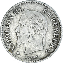 Coin, France, Napoleon III, Napoléon III, 20 Centimes, 1868, Paris, VF(20-25)