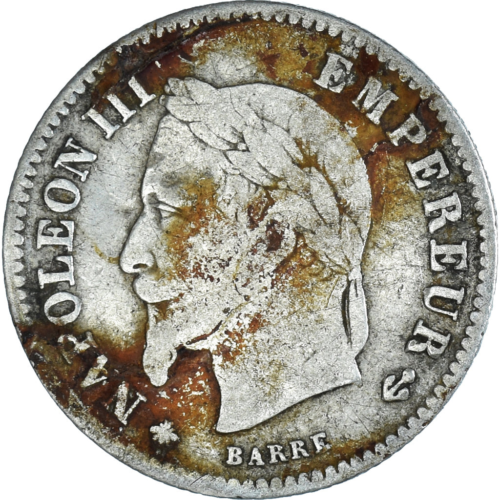 Monnaie, France, Napoleon III, Napoléon III, 20 Centimes, 1867, Paris, B+