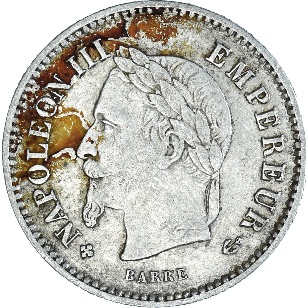 Coin, France, Napoleon III, Napoléon III, 20 Centimes, 1867, Strasbourg