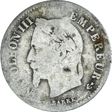 Monnaie, France, Napoleon III, Napoléon III, 20 Centimes, 1867, Paris, B+