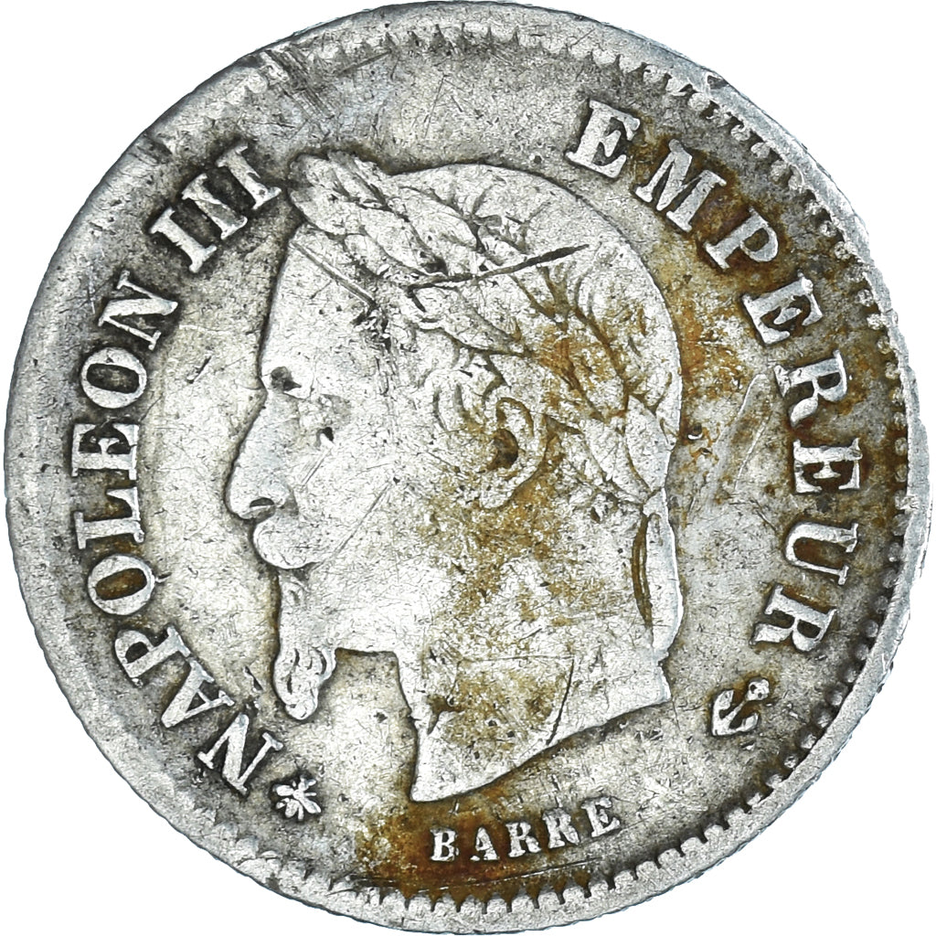 Münze, Frankreich, Napoleon III, Napoléon III, 20 Centimes, 1867, Paris, S+