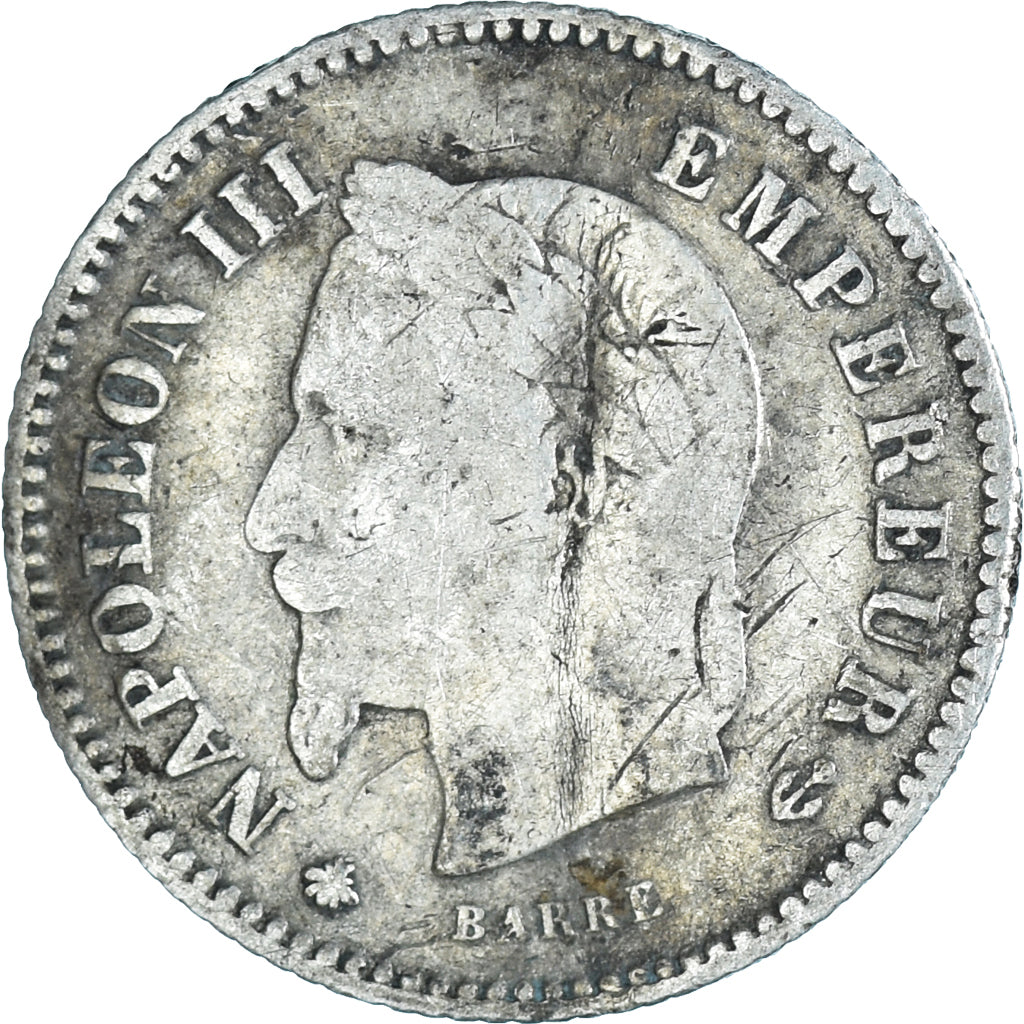 Münze, Frankreich, Napoleon III, Napoléon III, 20 Centimes, 1867, Paris, SGE