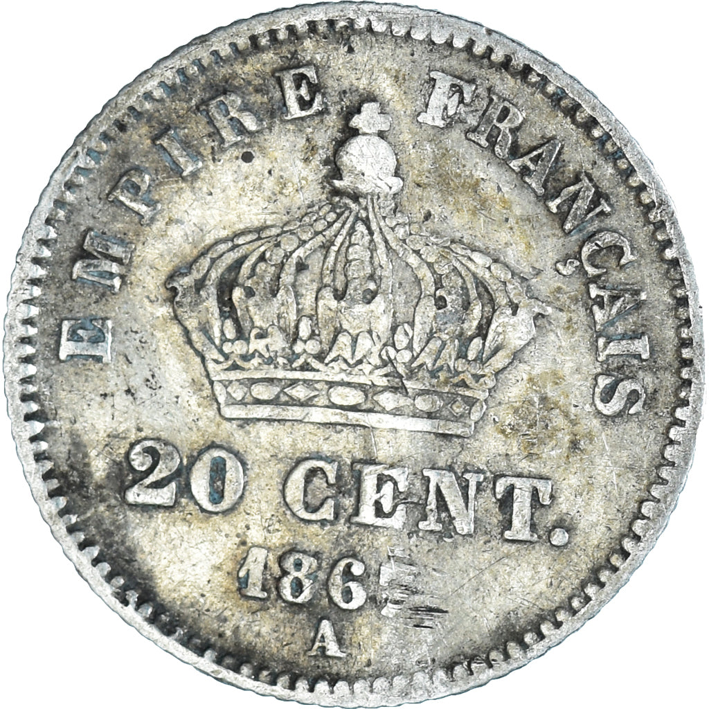 Münze, Frankreich, Napoleon III, Napoléon III, 20 Centimes, 1867, Paris, SGE