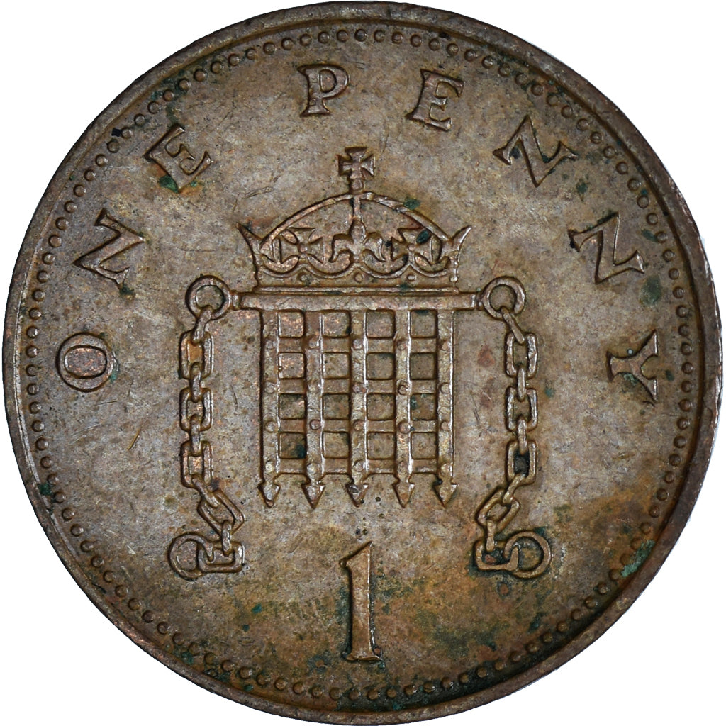Coin, Great Britain, Elizabeth II, Penny, 1986, British Royal Mint, EF(40-45)