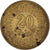 Moneta, Tunisia, 20 Millim, 1960, BB+, Ottone, KM:307