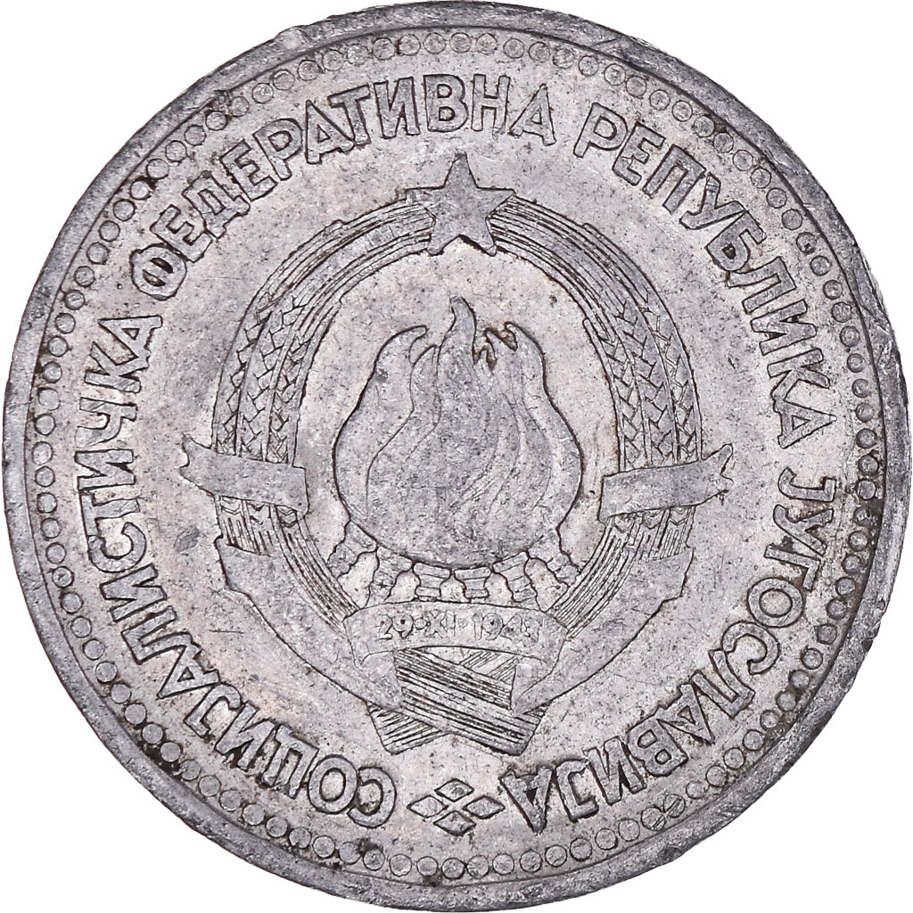 Munten, Joegoslaviëe, 5 Dinara, 1963, FR, Aluminium, KM:38