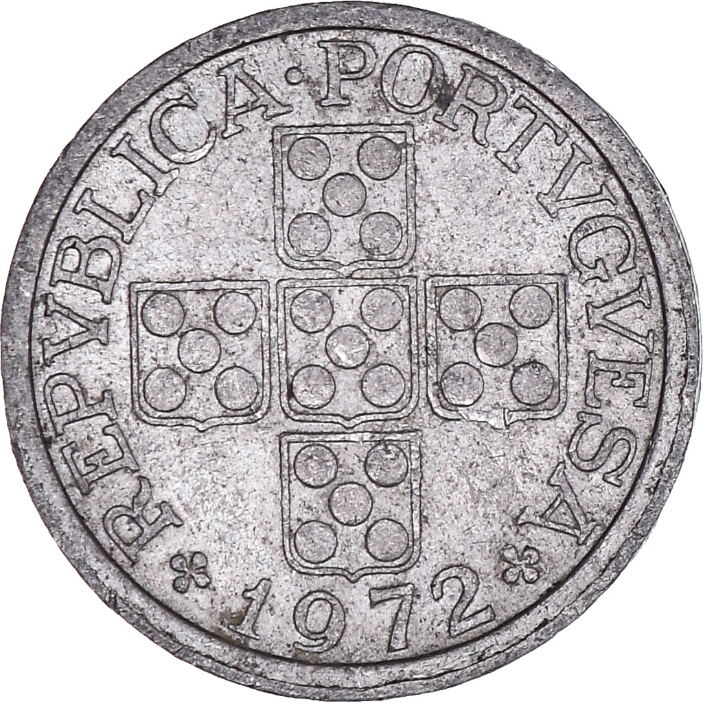 Moneta, Portogallo, 10 Centavos, 1972, BB, Alluminio, KM:594