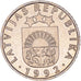 Münze, Latvia, 50 Santimu, 1992, UNZ+, Kupfer-Nickel, KM:13