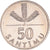 Münze, Latvia, 50 Santimu, 1992, UNZ+, Kupfer-Nickel, KM:13