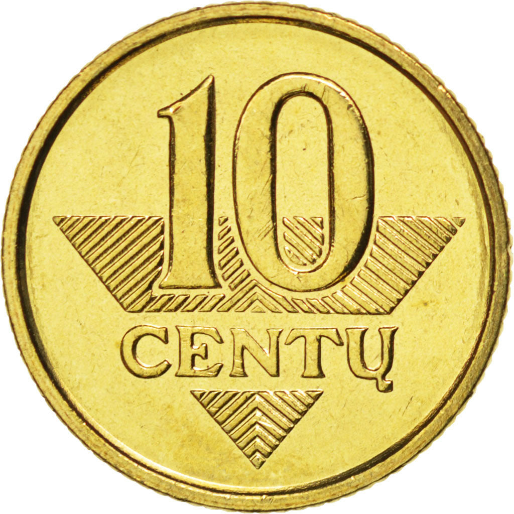 Monnaie, Lithuania, 10 Centu, 1998, SPL, Nickel-brass, KM:106