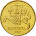 Munten, Lithouwen, 50 Centu, 1997, UNC-, KM:108