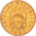 Coin, Latvia, Santims, 2003, MS(63), Copper Clad Steel, KM:15