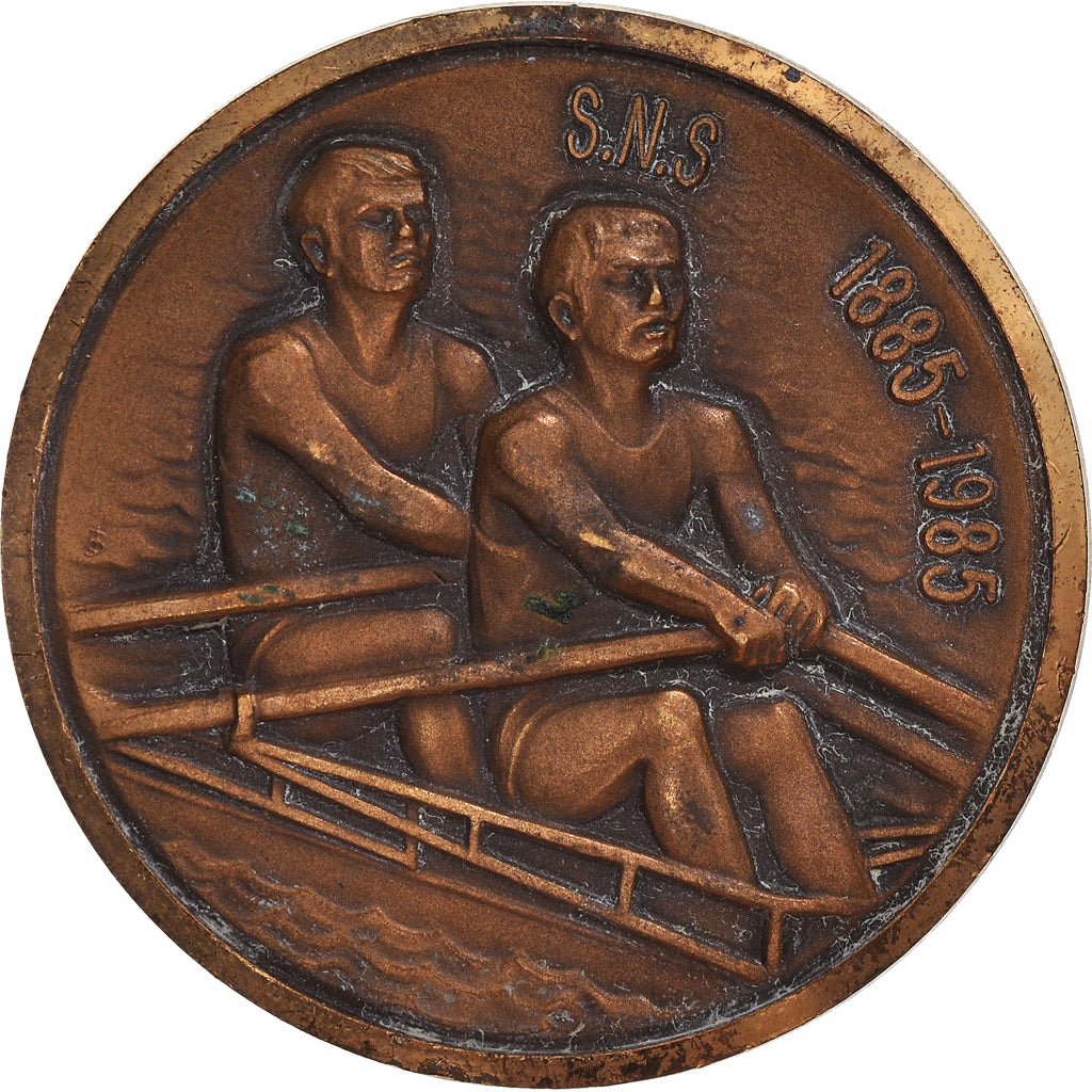 Francia, medalla, Centenaire de la Société Nautique de Saumur, Aviron, 1985