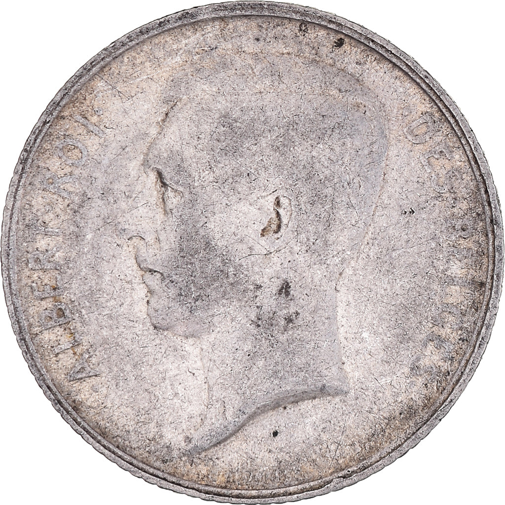 Münze, Belgien, Franc, 1910, S+, Silber, KM:72