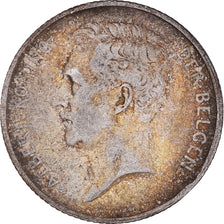 Moneda, Bélgica, Franc, 1912, BC+, Plata, KM:73.1