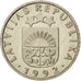 Coin, Latvia, 50 Santimu, 1992, MS(63), Copper-nickel, KM:13