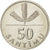 Munten, Letland, 50 Santimu, 1992, UNC-, Copper-nickel, KM:13
