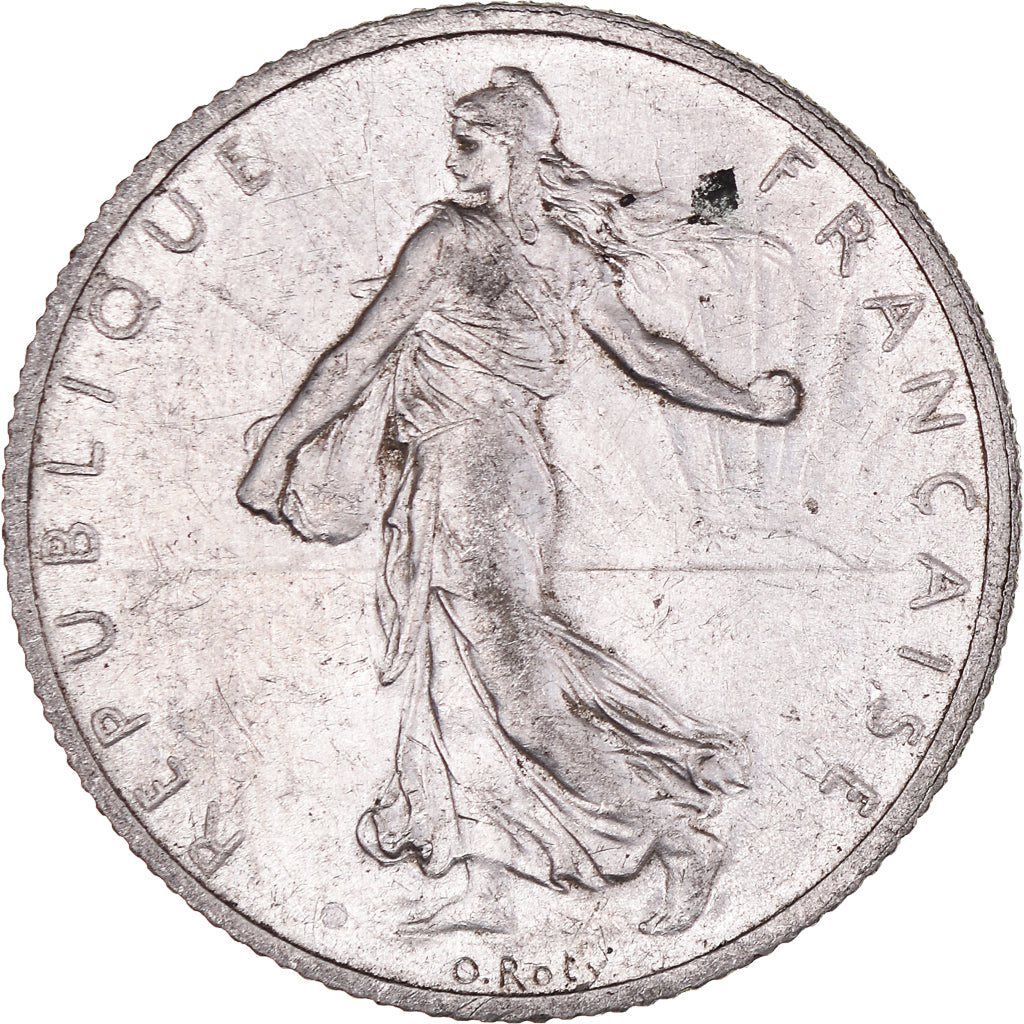 Coin, France, Semeuse, 2 Francs, 1914, Paris, AU(55-58), Silver, KM:845.1