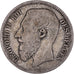 Moneda, Bélgica, Leopold II, 2 Francs, 2 Frank, 1867, BC+, Plata, KM:30.1