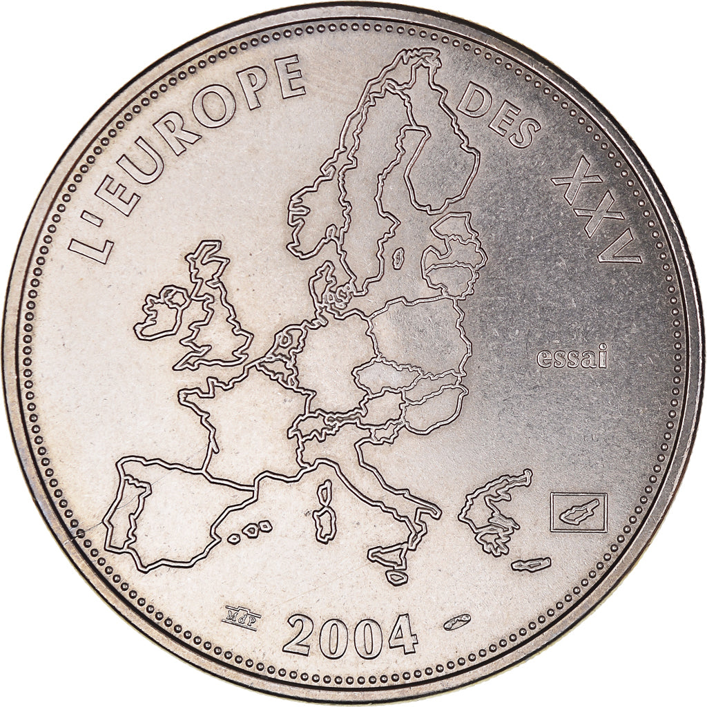 Frankreich, Medaille, L'Europe des XXV, Essai, Politics, Society, War, 2004