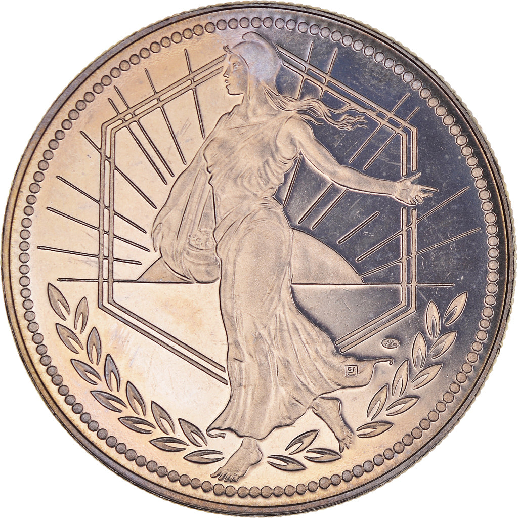 Frankreich, Medaille, L'Europe, La Semeuse, Politics, 2001, MDP, STGL
