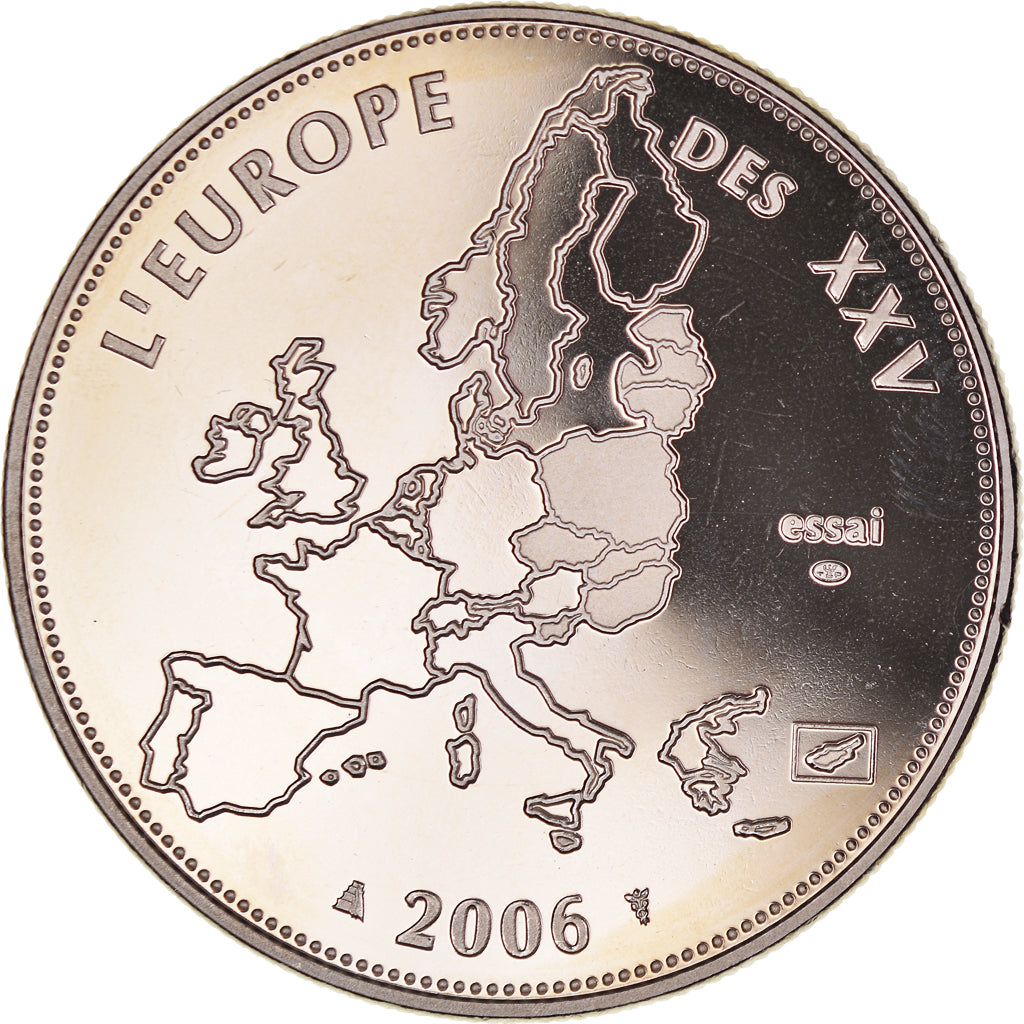 France, Medal, L'Europe des XXV, Essai, Politics, 2006, MDP, MS(65-70)