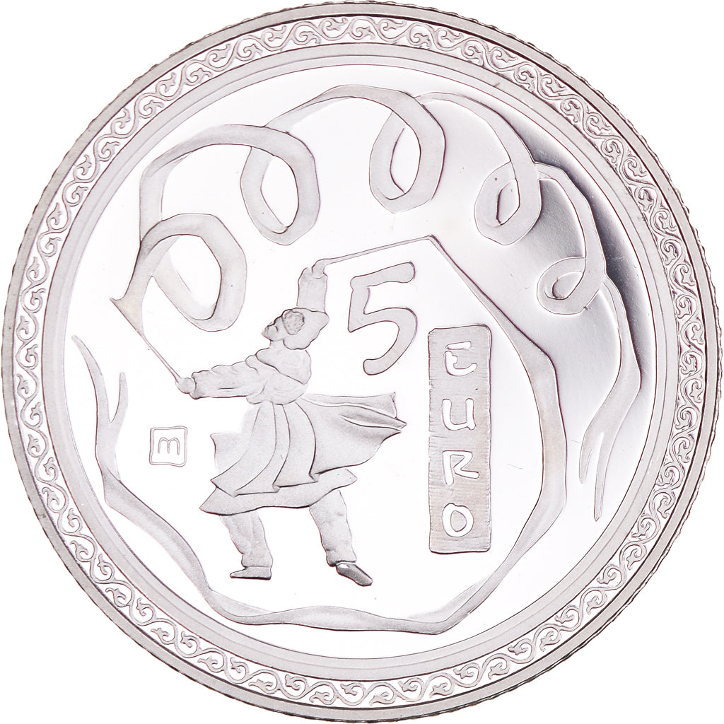 Saint Marin , 5 Euro, Olympic Games 2008 in Beijing, 2008, Rome, FDC, Argent
