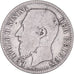 Moeda, Bélgica, Leopold II, Franc, 1886, VF(20-25), Prata, KM:29.1
