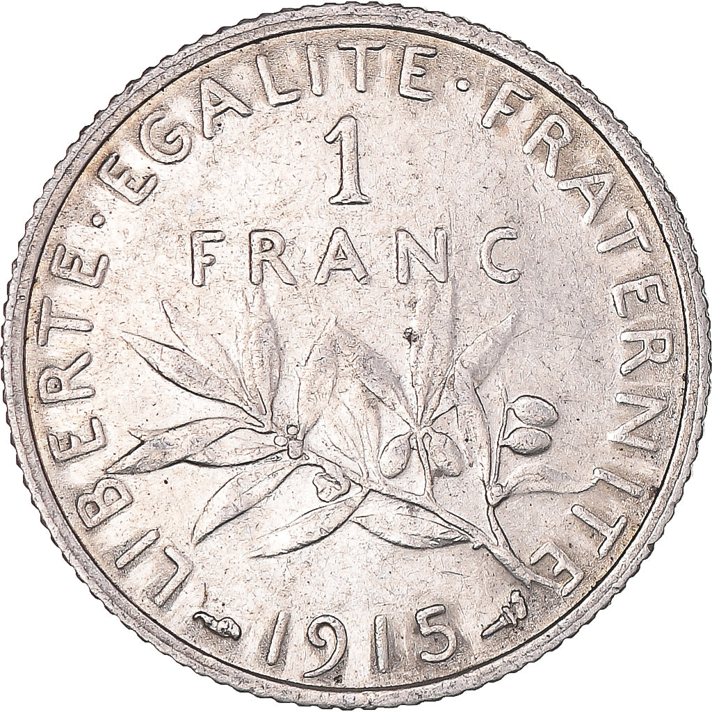 Münze, Frankreich, Semeuse, Franc, 1915, Paris, SS+, Silber, KM:844.1