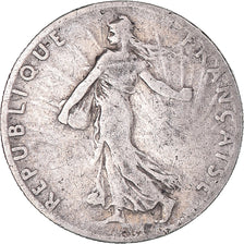 Moneta, Francia, Semeuse, 50 Centimes, 1910, Paris, MB, Argento, KM:854