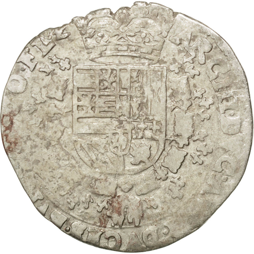 Coin, Spanish Netherlands, Flanders, 1/4 Patagon, Bruges, VF(30-35), Silver