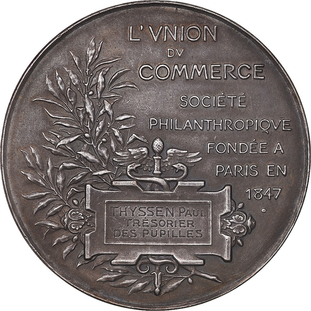 Frankreich, Medaille, 1847, Mouchon, SS+, Silvered bronze