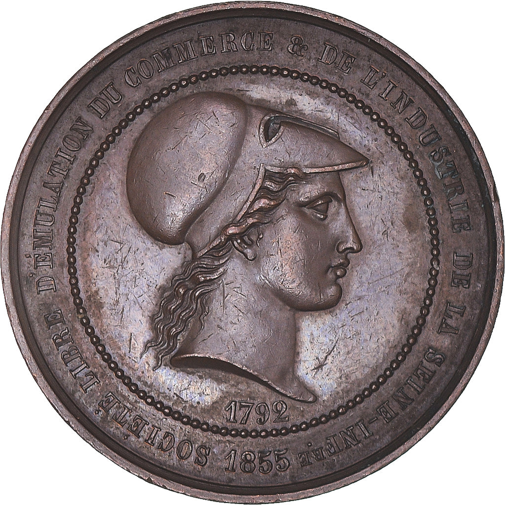 Frankreich, Medaille, Société d'Emulation, Commerce et Industrie, Seine Inf.