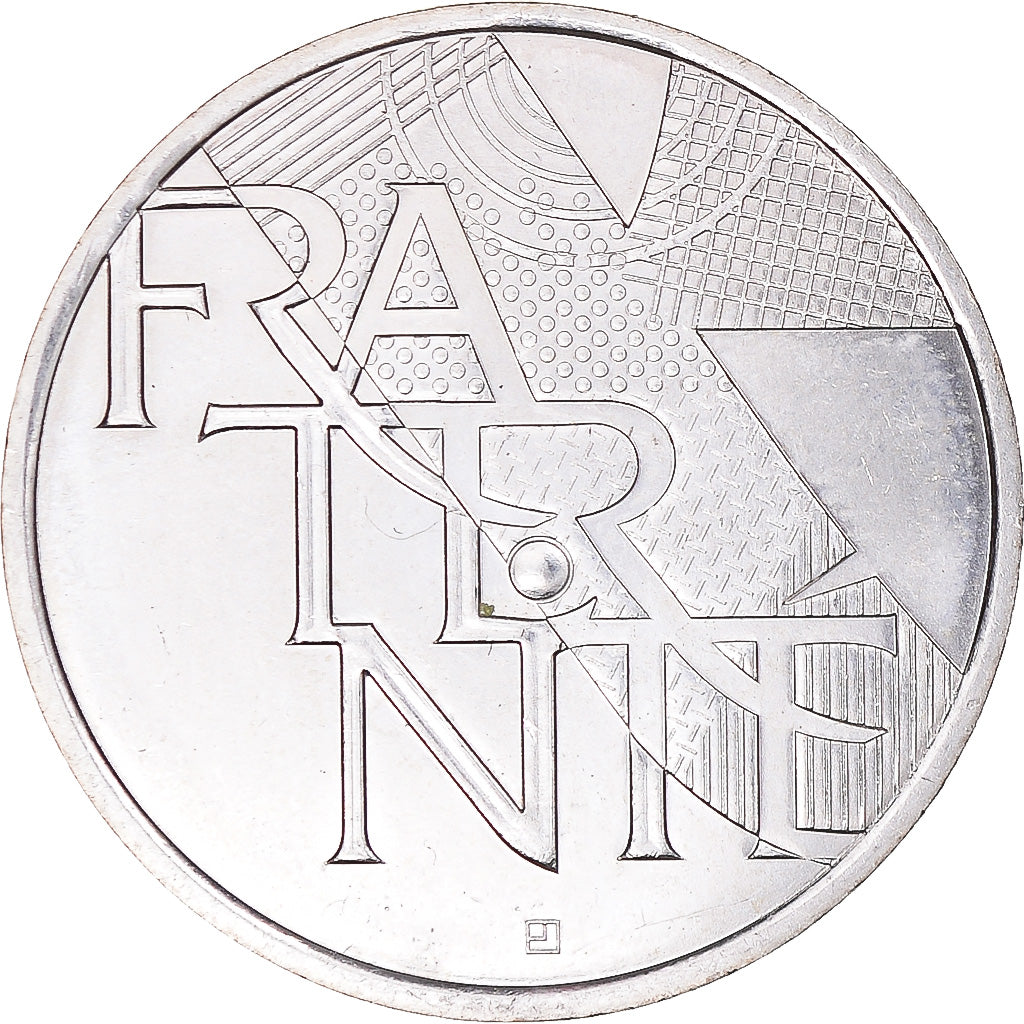 France, 5 Euro, Fraternité, 2013, MS(63), Silver, Gadoury:EU647
